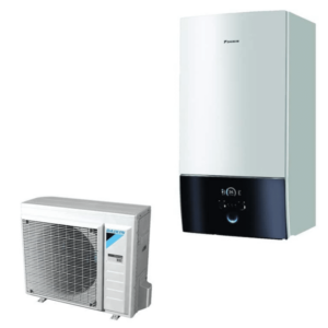 Daikin Altherma 6 kw bi bloc warmtepomp + backup heater van 6 kW